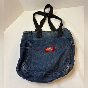 Dickies Denim Tote with Black Straps